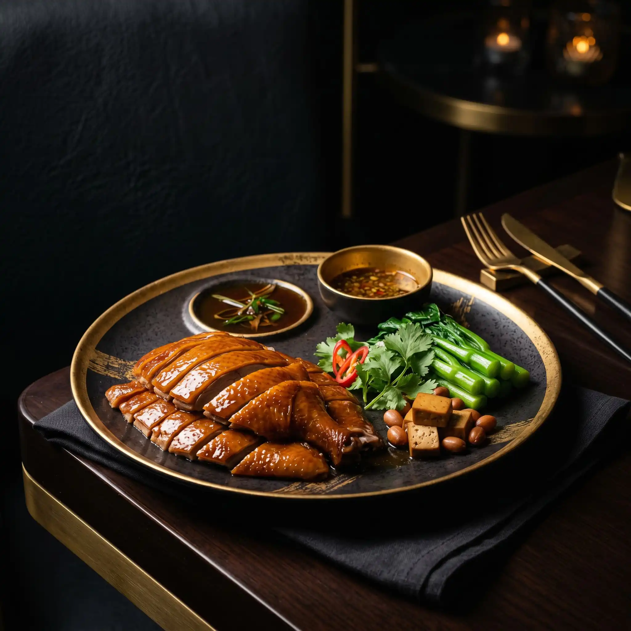 Home teochew braised goose