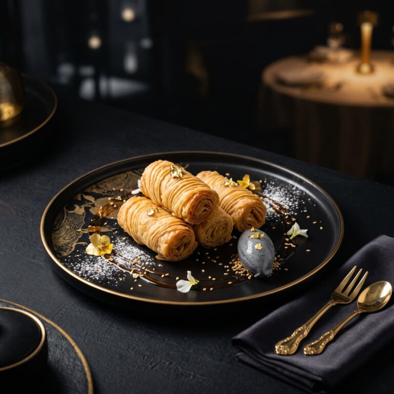 Home teochew phoenix roll dessert